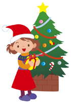 イラスト：クリスマスツリー
