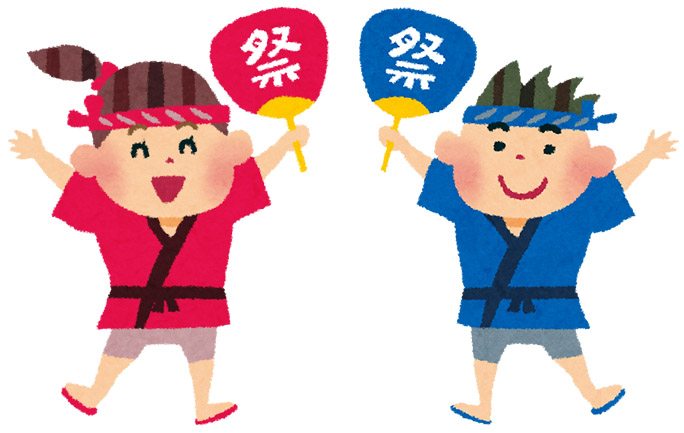 イラスト：祭り