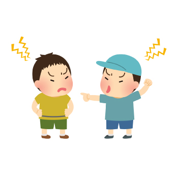 イラスト：子どもの喧嘩
