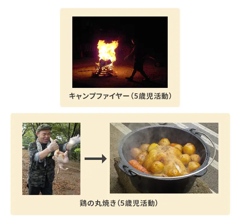 写真：5歳児活動の様子